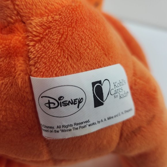 Disney Tigger Winnie the Pooh Plush 12" Sitting Kohls Cares Stuffed Animal Toy - Picture 8 of 9